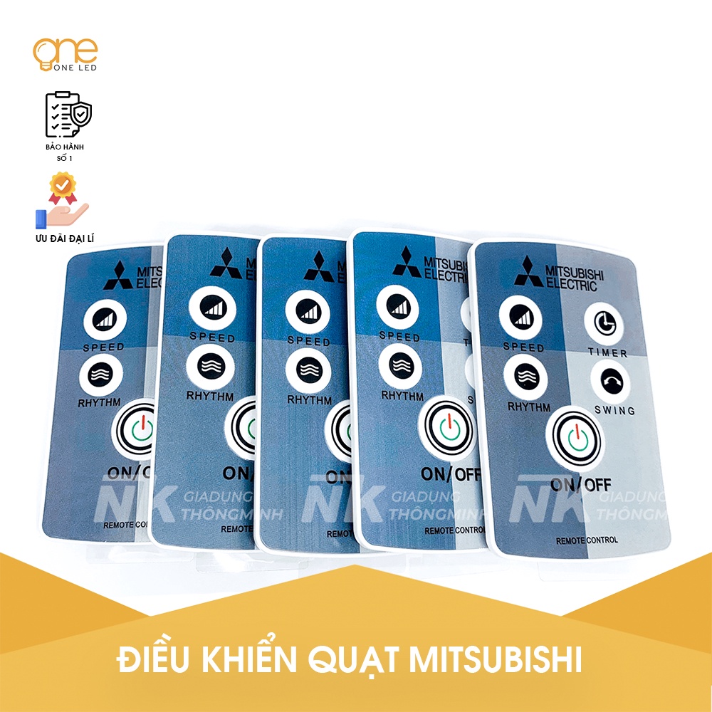 Điều khiển quạt Mitsubishi dùng cho quạt cây và treo tường