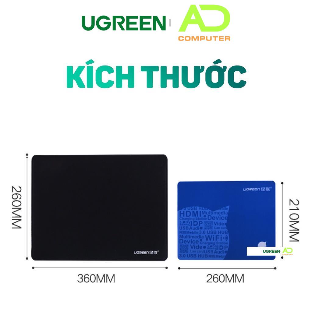 Miếng/ Đế lót chuột tốc độ cao UGREEN LP126 - Hàng phân phối chính hãng - Bảo hành 18 tháng
