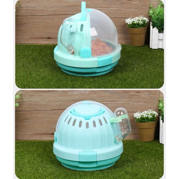 Lồng UFO xách tay cho hamster, sóc, nhím