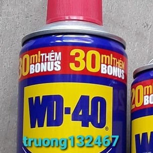 01 Chai xịt bôi trơn đa năng WD-40,Bảo dưỡng máy móc.