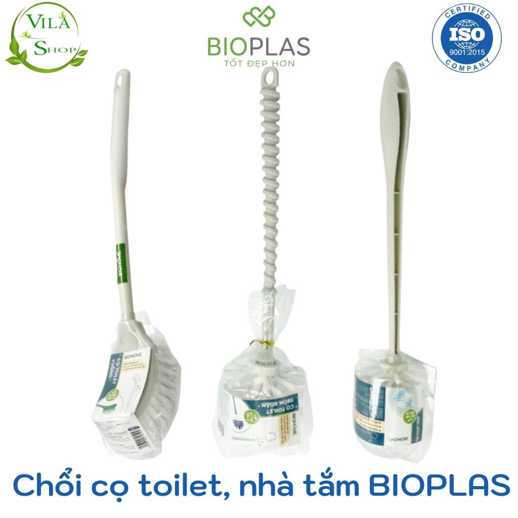 [ 3 Phân Loại] Chổi Cọ Toilet, Chổi Cọ Nhà Tắm Nhà Vệ Sinh, Chính Hãng Bioplas Đạt Tiêu Chuẩn Xuất Khẩu - Châu Âu - EU