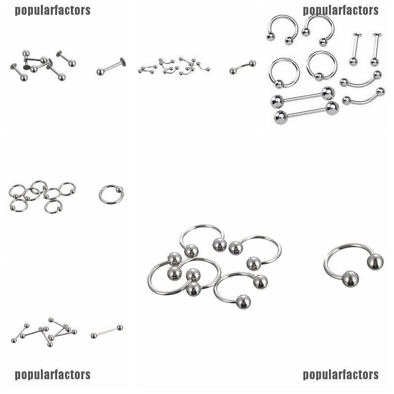 Khuyên Xỏ Cơ Thể Bằng Thép Không Gỉ Thời Trang