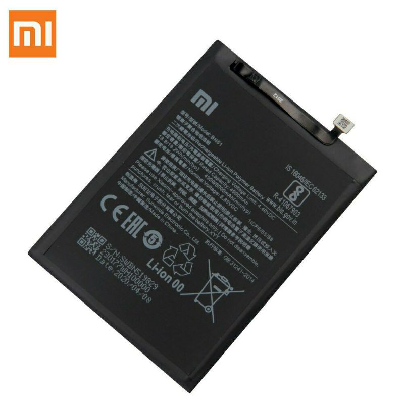 Pin xịn Xiaomi BN51 Cho Xiaomi Redmi 8/ Redmi 8A dung lượng 5000mAh - bảo hành 6 tháng