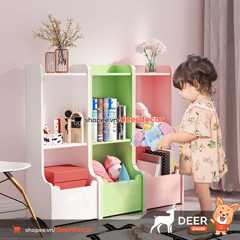 Kệ Đựng Sách - Kệ Để Sách Cho Bé Tiện Lợi Cao Cấp - DEER DECOR