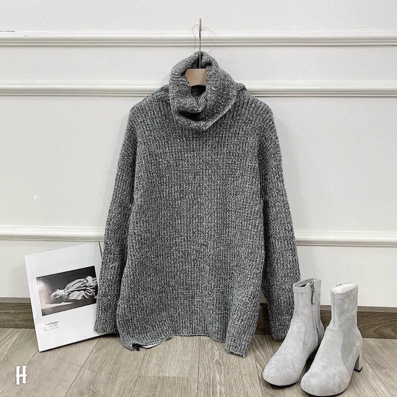 Áo len cổ đổ dáng dài - ALISA