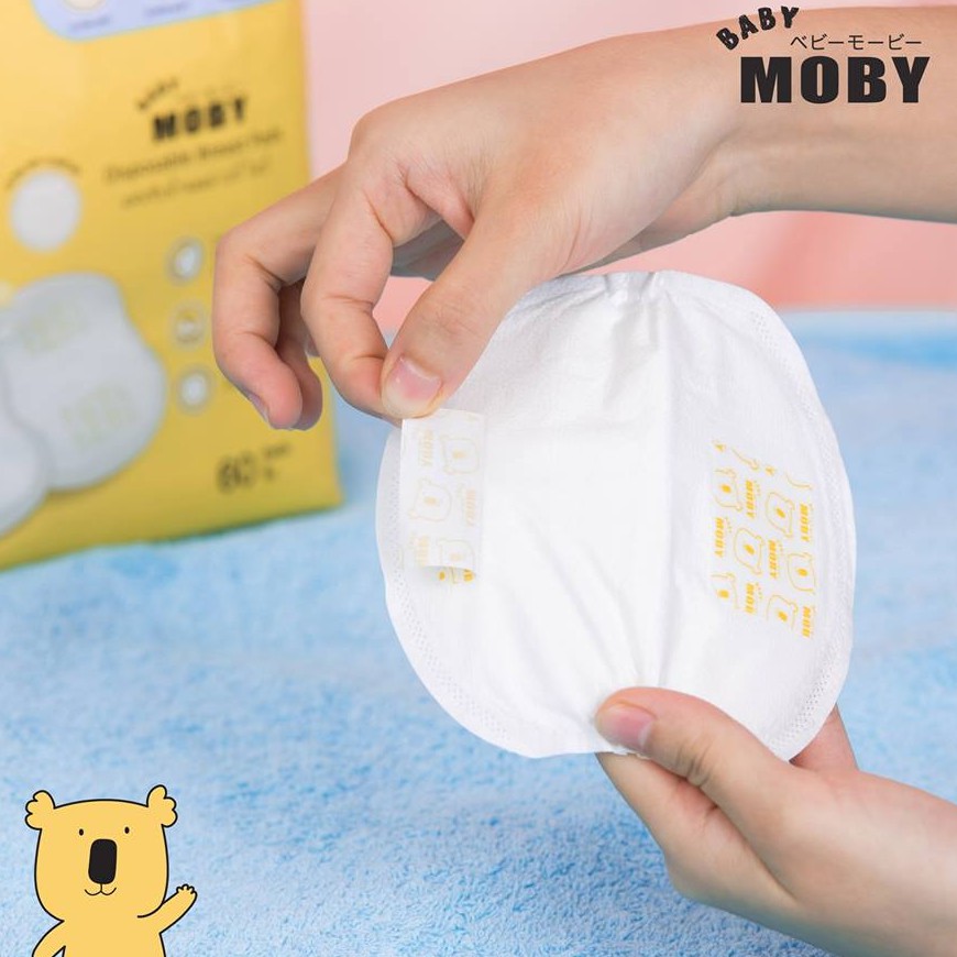 [COMBO SIÊU TIẾT KIỆM] 2 Bịch miếng thấm sữa Moby thoáng khí + 1 Hộp túi zip đa năng Moby