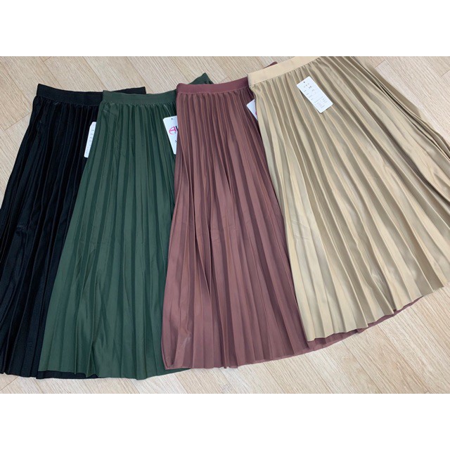 Chân váy midi xếp ly,Váy dáng dài thời trang công sở dự tiệc dạ hội mẫu mới | BigBuy360 - bigbuy360.vn