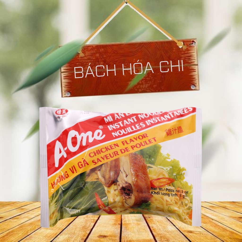 Thùng 30 gói Mì gà A-One