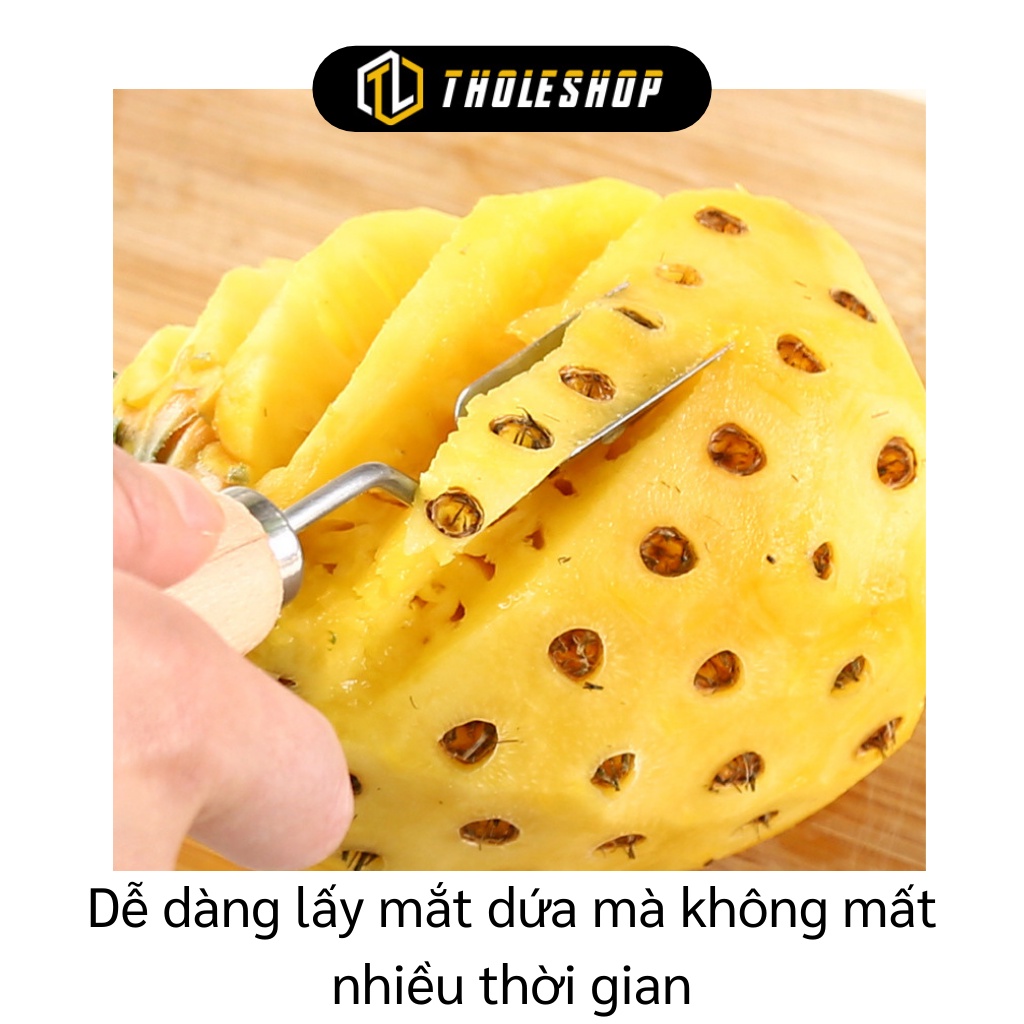 Dao Gọt Thơm - Dụng Cụ Gọt Mắt Thơm, Mắt Dứa Chữ V Siêu Nhanh, Tiết Kiệm Thời Gian 5816