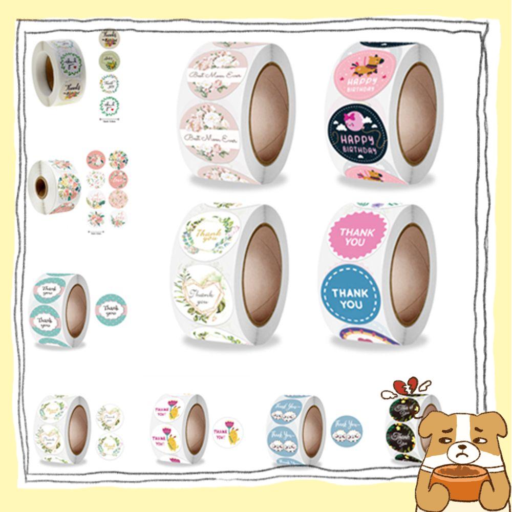 Nhãn Dán In Chữ Thank You Dùng Trang Trí Sổ Tay Diy