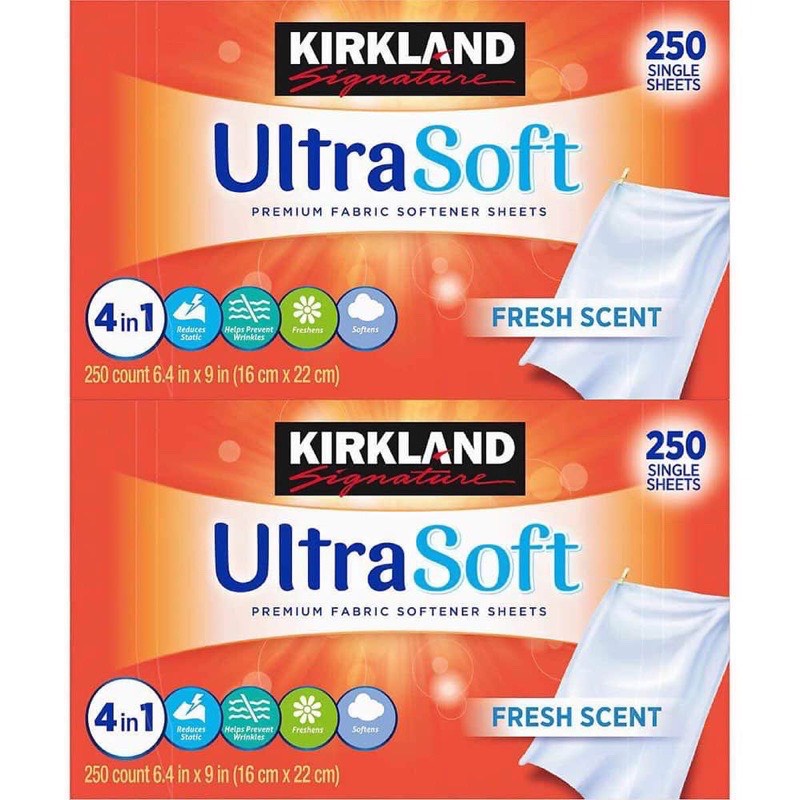 Giấy thơm kirkland ultra soft 250 tờ mỹ mẫu mới