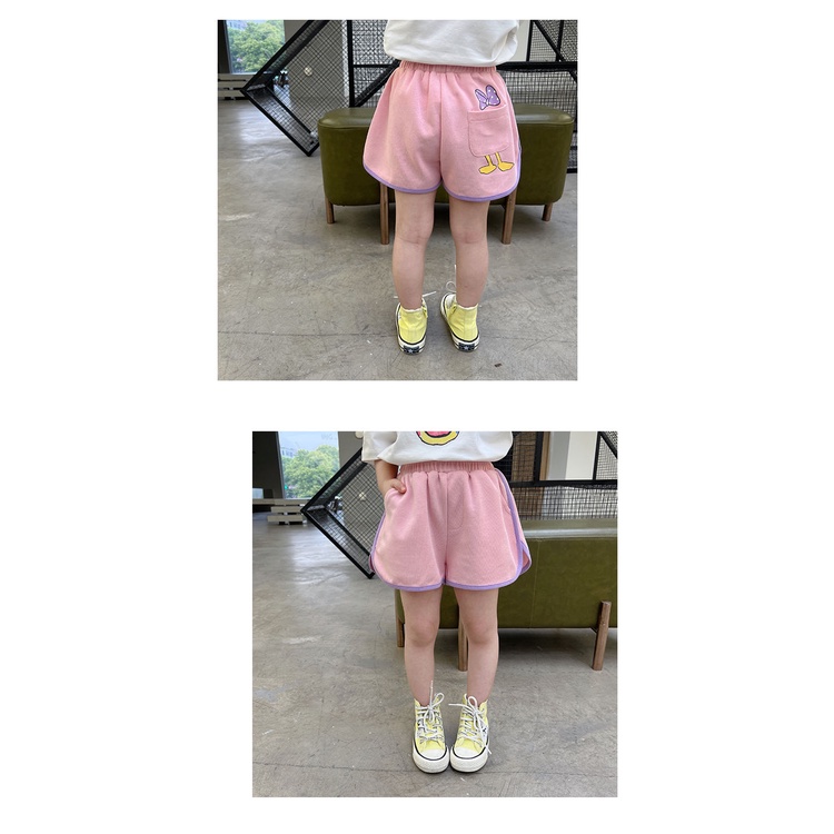 [Babycat] Hàng Có Sẵn Quần Short Thể Thao Nhỏ Phong Cách Nhật Bản Hàn Quốc Thời Trang Mùa Hè Dễ Phối Đồ Dành Cho Bé Gái 2022