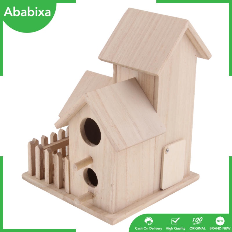 Tổ chim bằng gỗ trang trí sân vườn