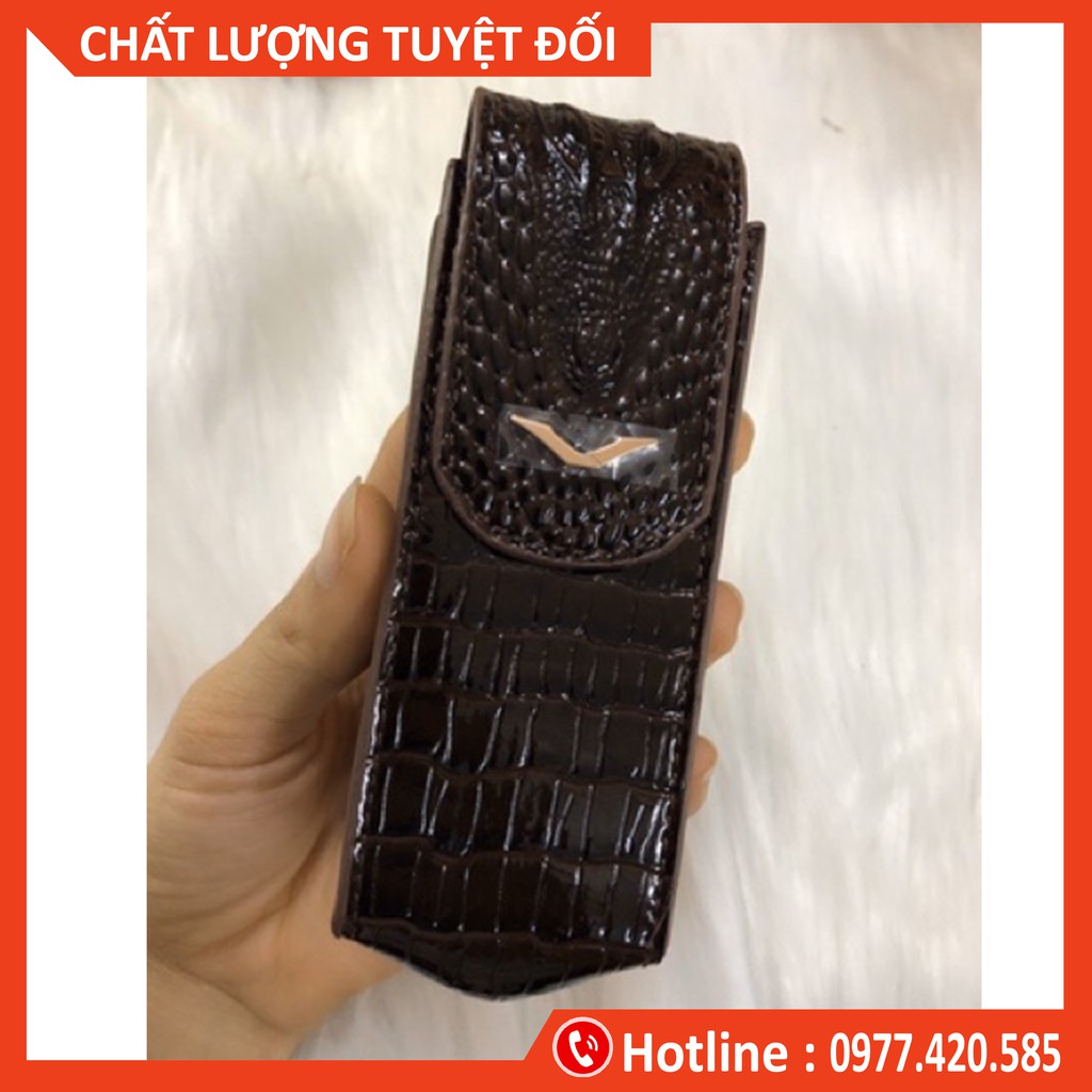 ⚡[Gía Sốc]Bao Da Nắp Gấp Vertu Singnature S Dập Vân Trơn⚡ | BigBuy360 - bigbuy360.vn