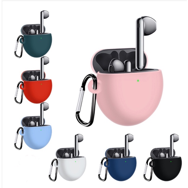 Vỏ Bảo Vệ Hộp Sạc Tai Nghe Huawei FreeBuds 4i Bluetooth Không Dây Bằng Silicon Mềm Chống Sốc