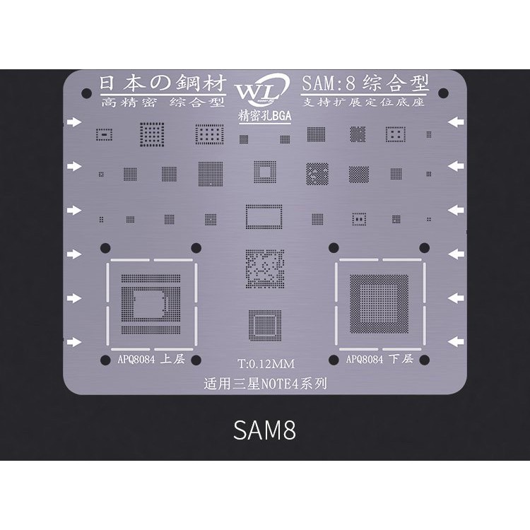 VỈ LÀM CHÂN IC SAMSUNG TỪ VỈ 1-11