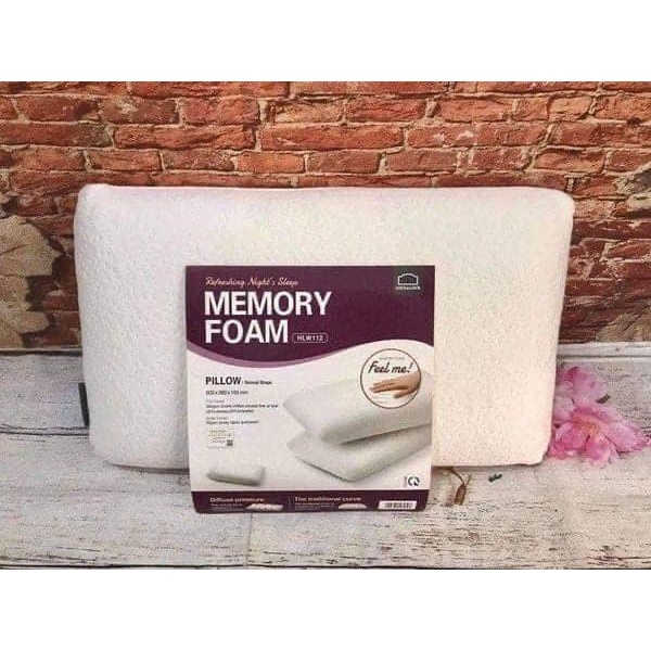 LOCK & LOCK - Gối Memory foam 50D HLW112, trọng lượng 1150g, kích thước 500*300*100mm