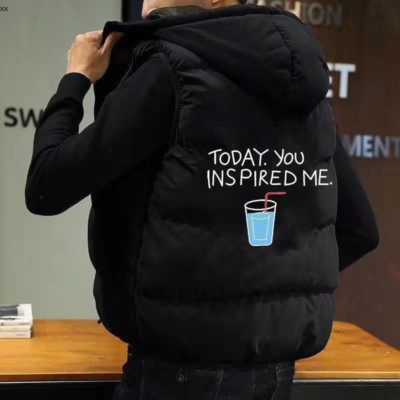 Áo khoác phao cotton dày dặn dáng rộng giữ ấm mùa thu đông phong cách Hàn Quốc thời trang cho nam