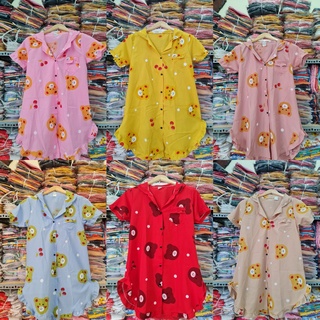 Váy đầm nữ-đầm nữ kiểu dáng sơ mi vải lụa hàn in hình bò sữa siêu xinh