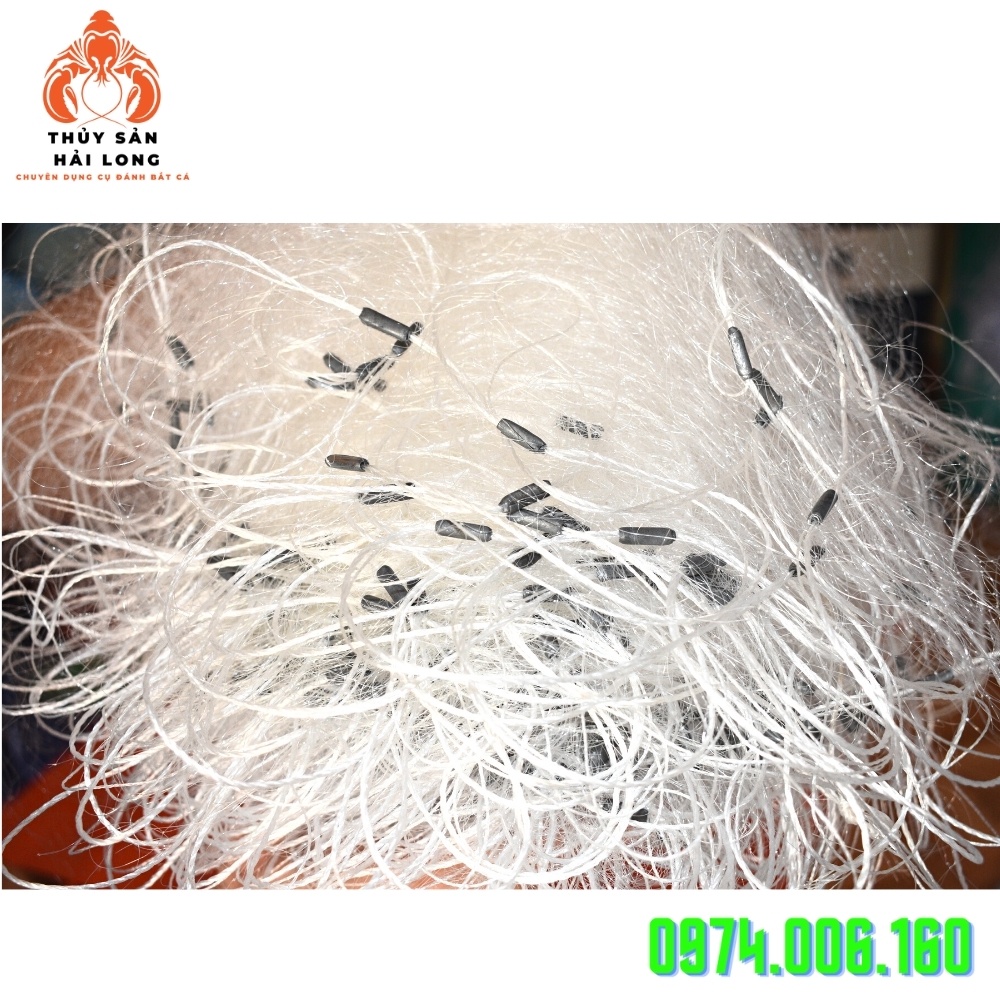 LƯỚI ĐÁNH CÁ 3 MÀN CAO 2M, DÀI 90M, ô mắt 8 - 10 phân đánh bắt cá to