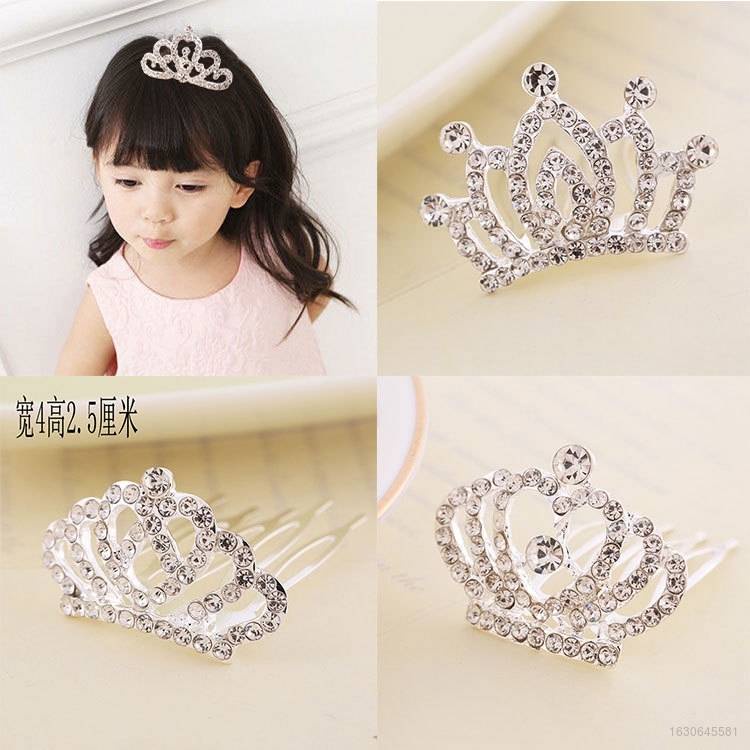 Lược cài tóc hình vương miện công chúa mini dễ thương dành cho trẻ em