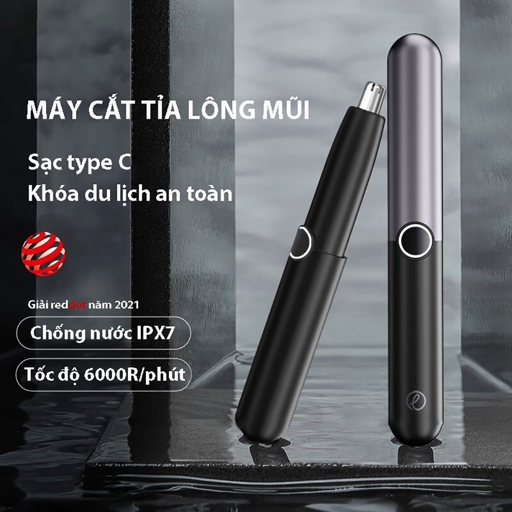 Máy Cắt Tỉa Lông Mũi ENCHEN Mocha N IPX7 Chống Thấm Nước - Bảo hành 3 tháng