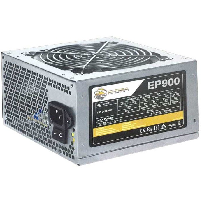 Nguồn máy tính Edra EP900 Fan 12 - có hộp box