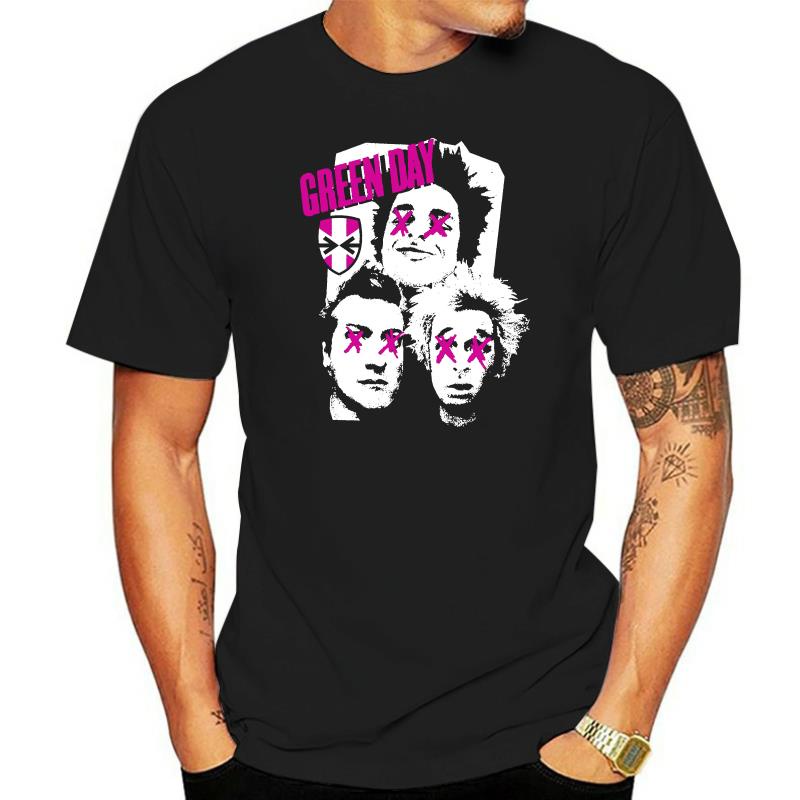 Áo Thun Unisex Màu Xanh Lá Cây Phong Cách Punk Rock