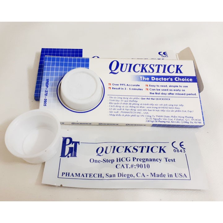 Que thử thai Quickstick - Que thử thai thế hệ mới từ USA