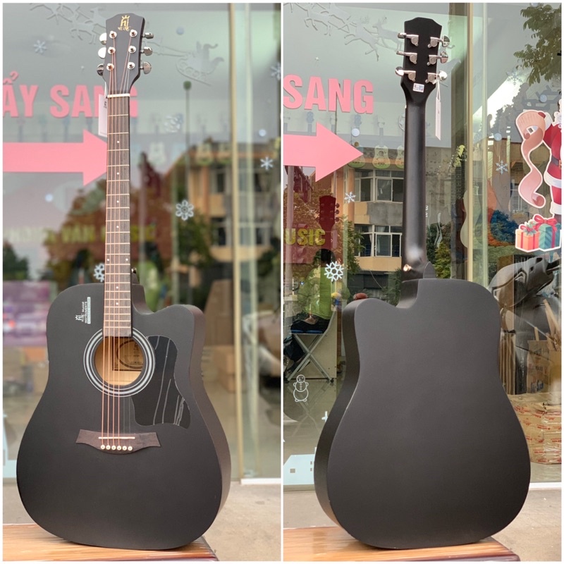 Đàn guitar Acoustic HT cao cấp giá rẻ cho người mới tập chơi