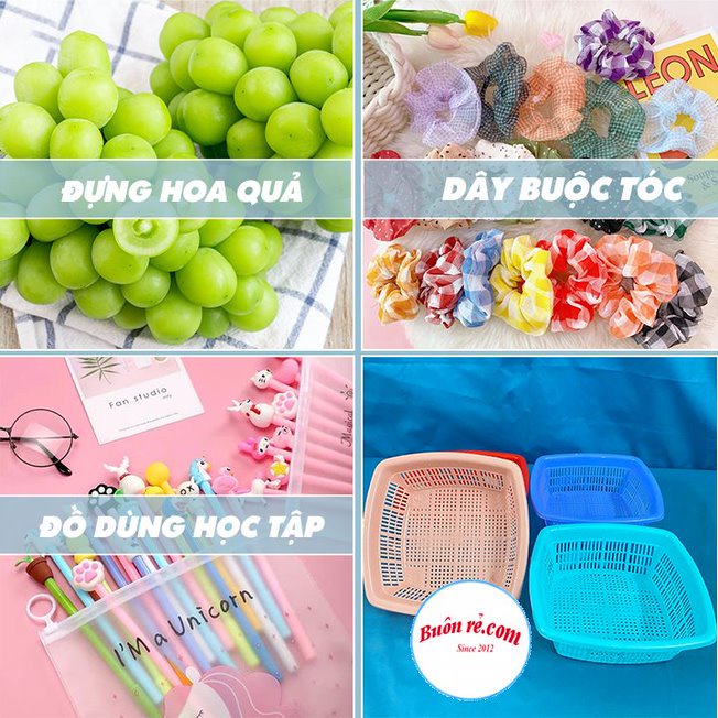 Rổ mùi Song Long đa năng - Rổ nhựa vuông mini - 01444