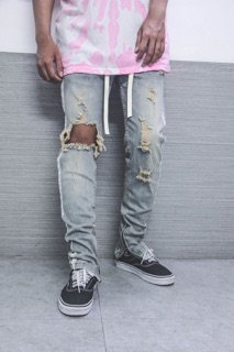 M5 stretch vintage track denim
