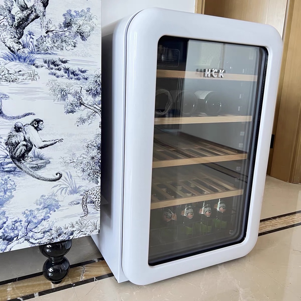 Tủ lạnh bảo quản mỹ phẩm chính hãng HCK SC 130RA 115L  phong cách retro