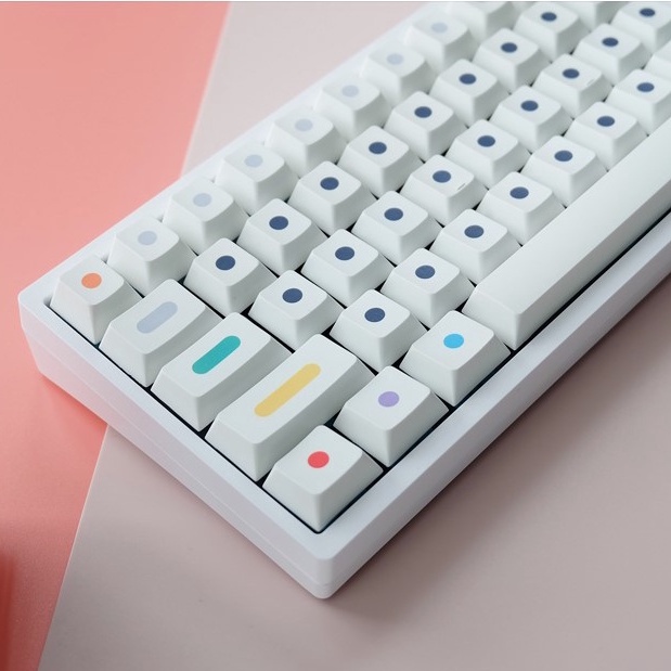 Keycap Dot Bàn phím cơ không dây 120 phím Cherry PBT 104/68/87/98 mechanical keyboards