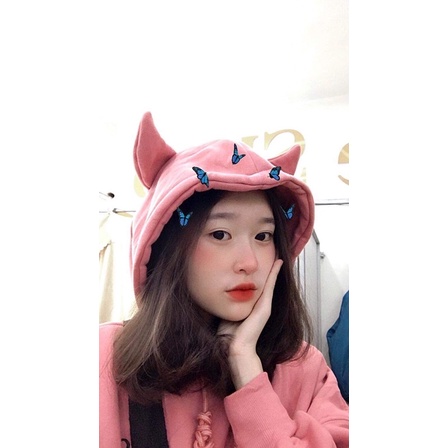 Hoodie nỉ sừng hot cute | BigBuy360 - bigbuy360.vn