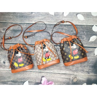 Túi Đeo Chéo Nữ Dây Rút Mickey