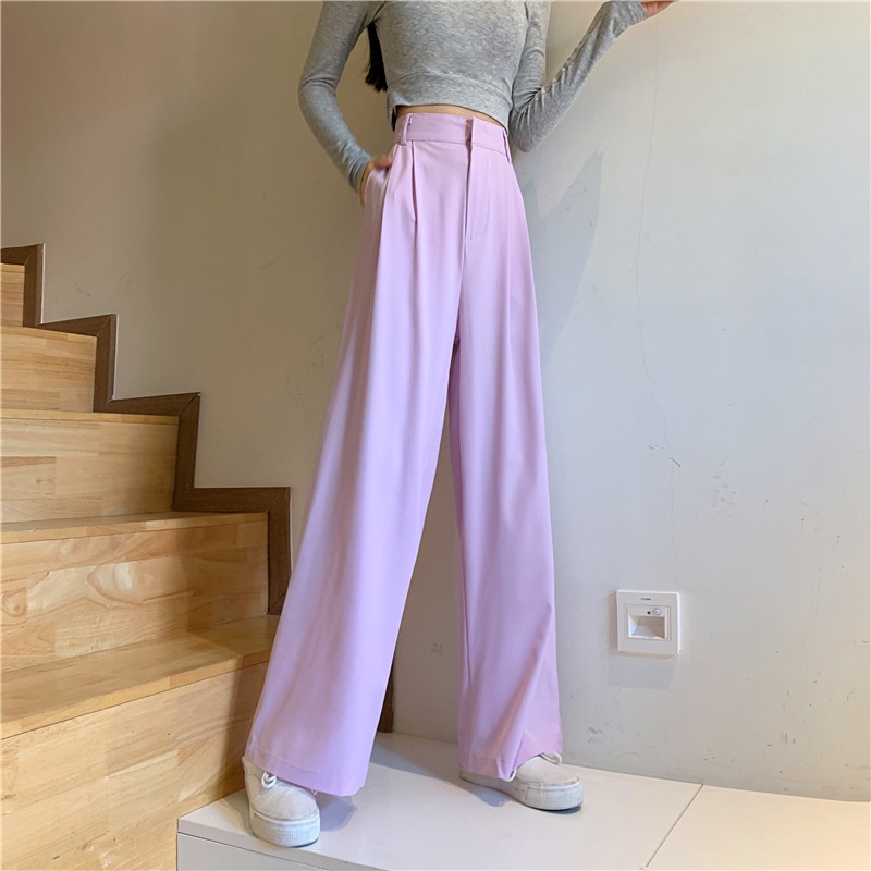 Quần ống rộng IELGY kiểu mỏng thời trang cho nữ