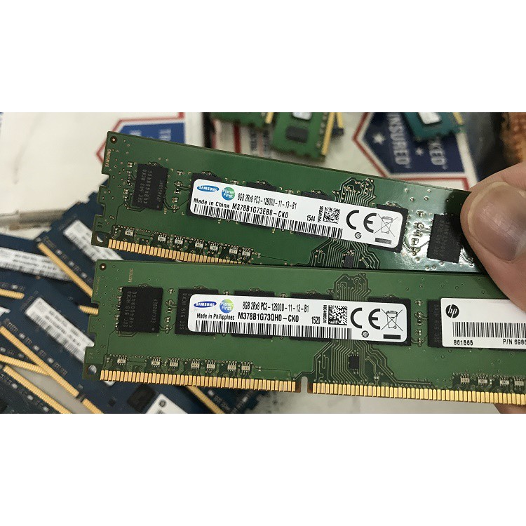 Ram Samsung Kingston 8GB DDR3 1600MHz PC3-12800 1.5V Dùng Cho Máy Tính Để Bàn PC Desktop