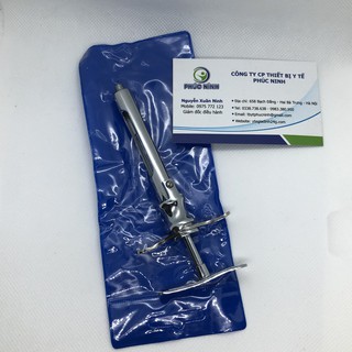 Bơm tiêm tê thẩm mỹ inox cao cấp