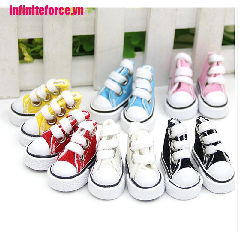 Giày Múa Ba Lê Vải Denim Đế Bằng 5cm Thiết Kế Dễ Thương