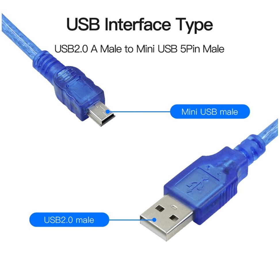 Dây Mini USB sang USB | BigBuy360 - bigbuy360.vn