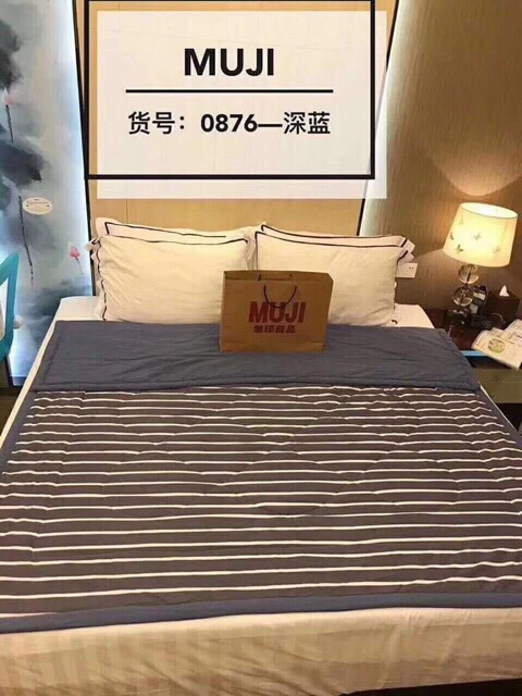 Chăn Muji kẻ sọc mẫu mới 2020 _SỈ TOÀN QUỐC