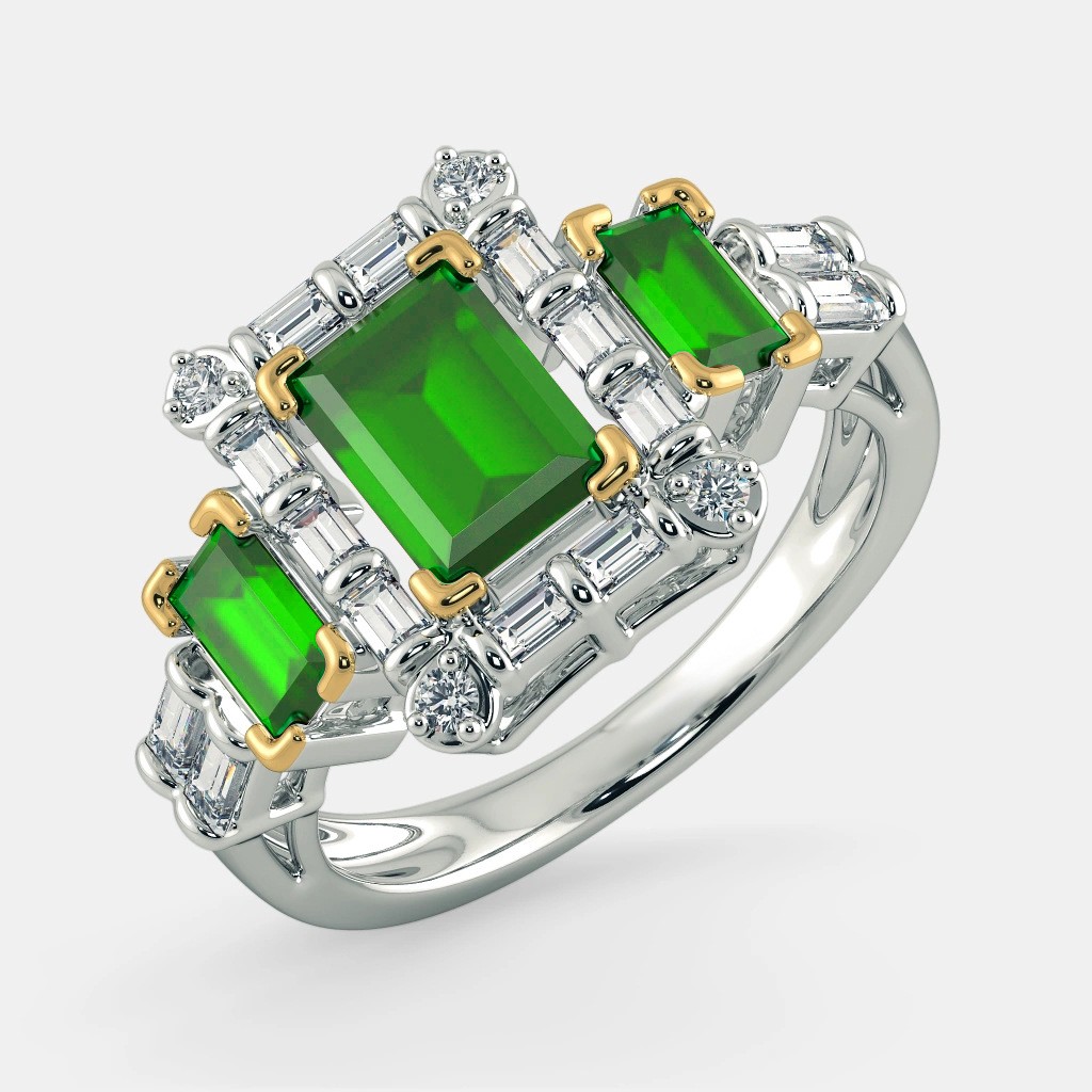 Nhẫn trang sức mạ bạc đính đá nhân tạo kiểu dáng sang trọng cho nữ