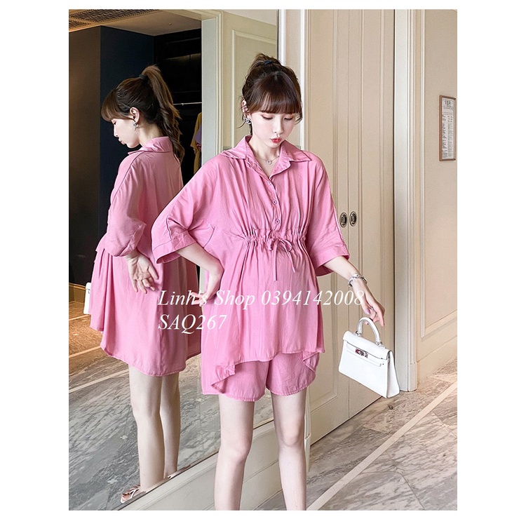 Set Áo Quần Bầu Bộ Bầu Xinh SAQ267