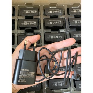 Trọn bộ sạc nhanh 25w zin máy samsung note 10 và cáp 2 đầu type c - type c_bh 2 năm