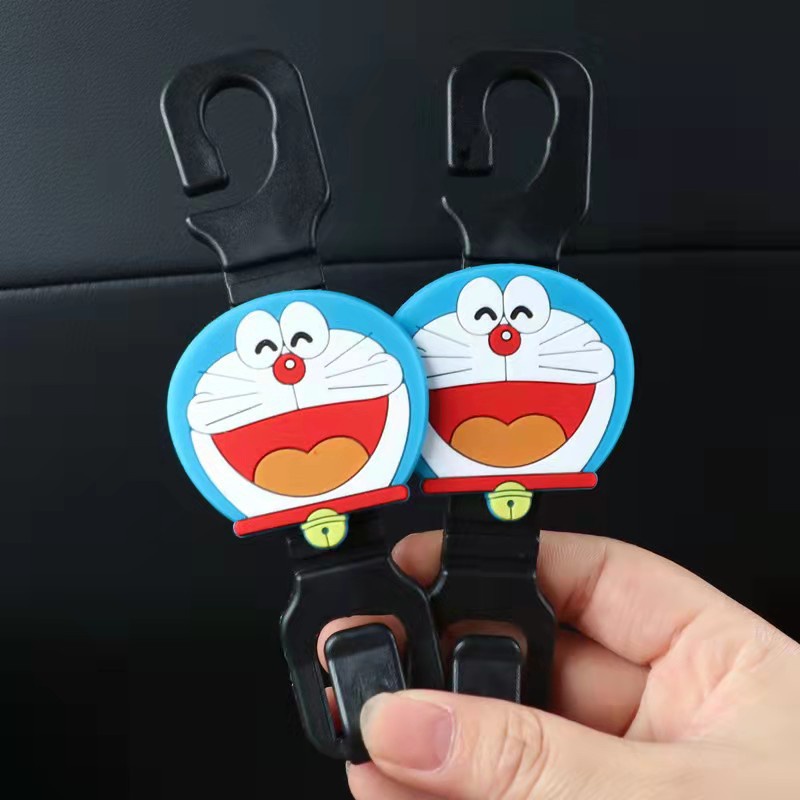 Bộ 2 Móc Treo Đồ Dùng Gắn Sau Ghế Xe Hơi Hình Hello Kitty