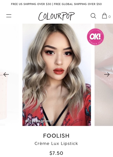 SON THỎI COLOURPOP LUX