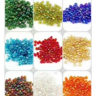 1200 Hạt Cườm Tròn 2mm Nhiều Màu Trang Trí