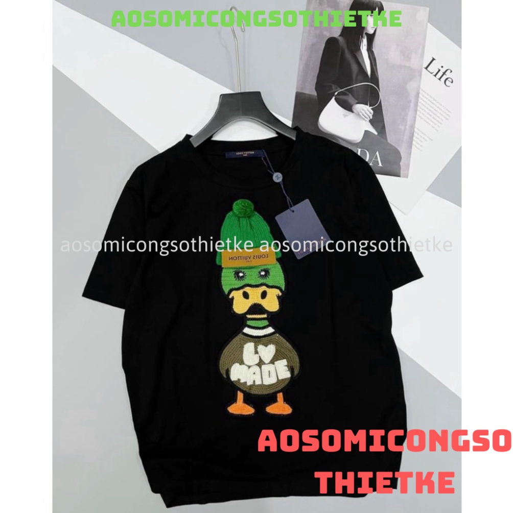 áo phông unisex in hình vịt hàng đẹp kaca HA0008 aosomicongsothietke