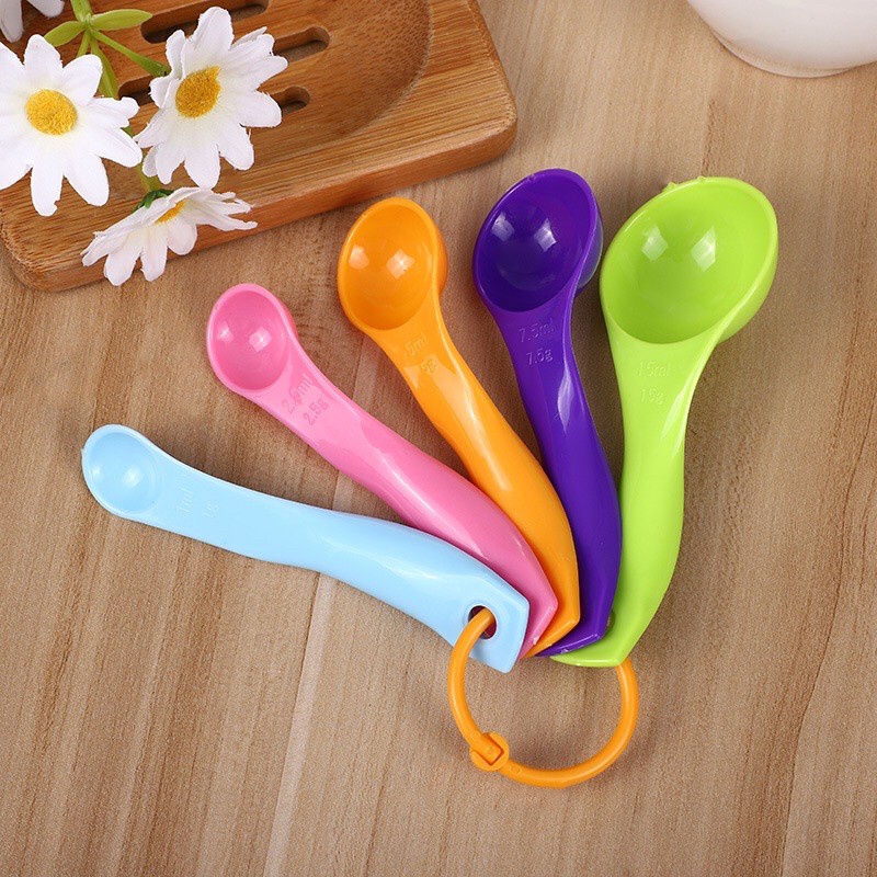 Set 5 cái thìa đong định lượng nấu ăn cho bé